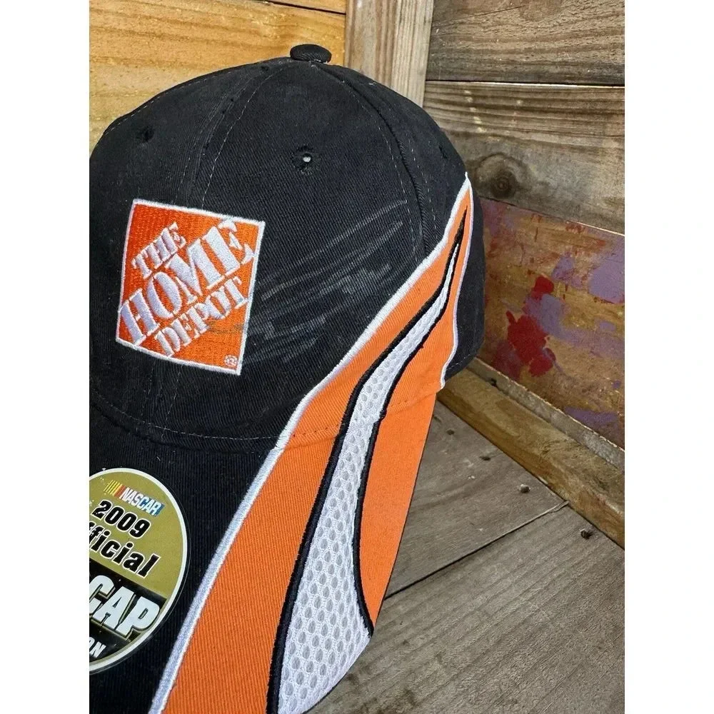 Autographed Tony Stewart #20  Nascar Hat Home Depot‎ Official Pit Cap